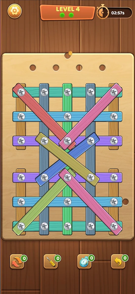 Wood Nuts & Bolts Screw Puzzle - عکس بازی موبایلی اندروید
