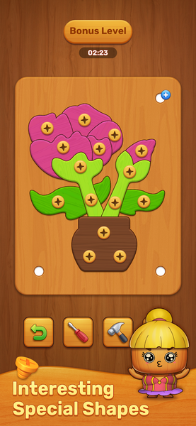 Wood Screw: Nuts & Bolts - عکس بازی موبایلی اندروید