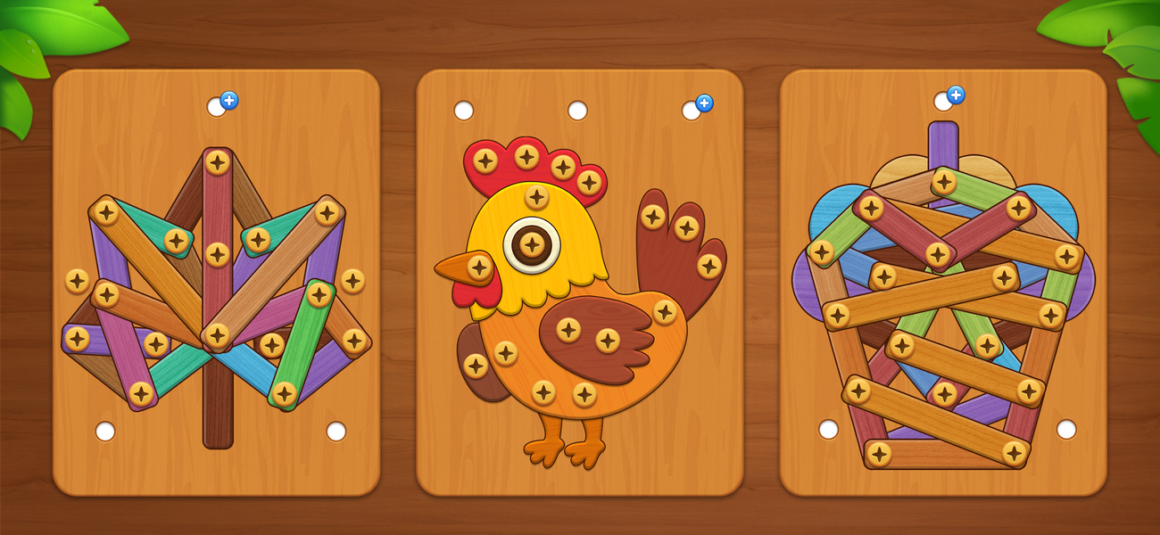 Wood Screw: Nuts & Bolts - عکس بازی موبایلی اندروید