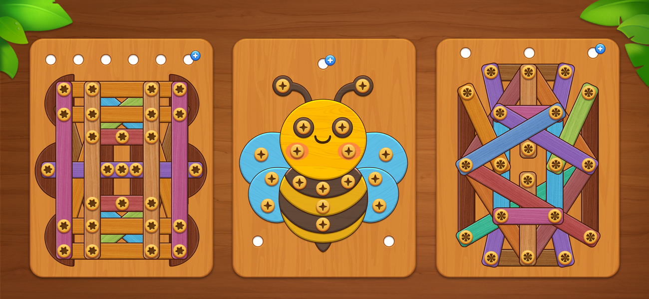 Wood Screw: Nuts & Bolts - عکس بازی موبایلی اندروید