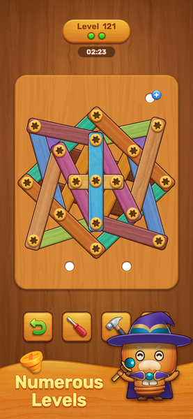 Wood Screw: Nuts & Bolts - عکس بازی موبایلی اندروید