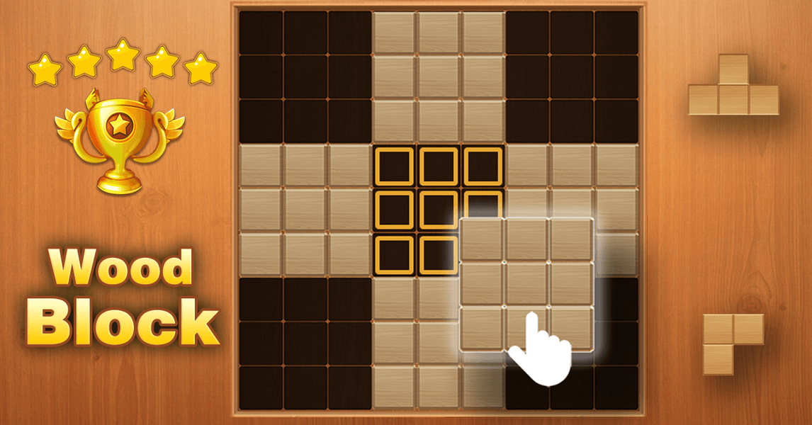 Wood Block Puzzle - Gameplay image of android game