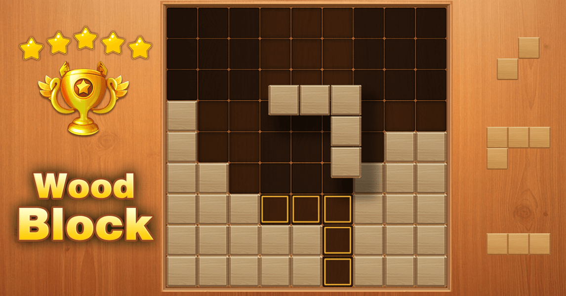 Wood Block Puzzle - Gameplay image of android game