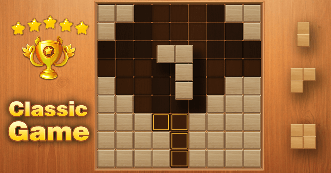 Wood Block Puzzle - Gameplay image of android game