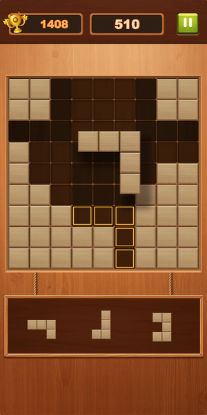 Wood Block Puzzle - Gameplay image of android game