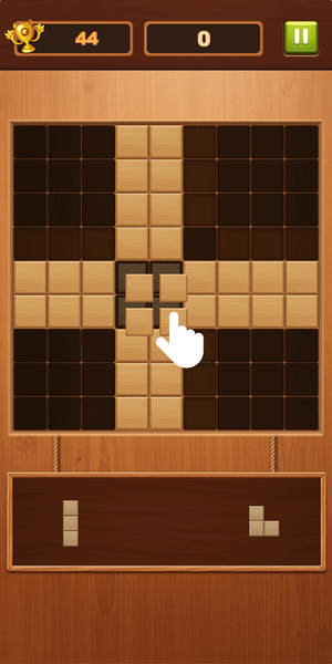 Wood Block Puzzle - Gameplay image of android game