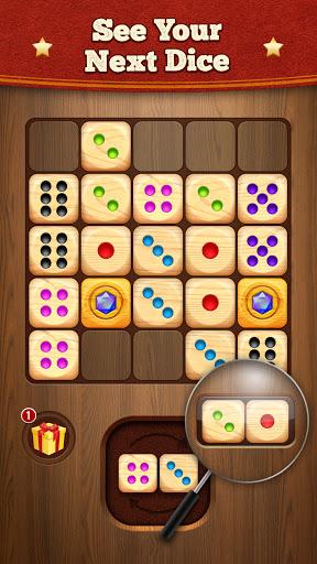 Woody Dice Merge Puzzle - Gameplay image of android game