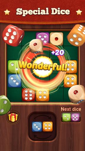 Woody Dice Merge Puzzle - Gameplay image of android game