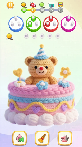 Wool Craze: 3D Knitting Games - Gameplay image of android game