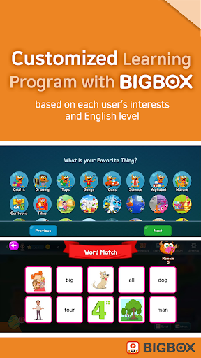 BIGBOX -  Fun English Learning - عکس برنامه موبایلی اندروید