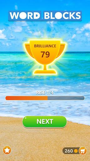 Word Blocks Puzzle - Word Game - Gameplay image of android game