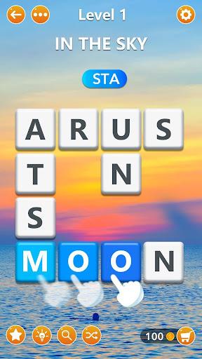 Word Blocks Puzzle - Word Game - Gameplay image of android game