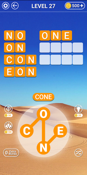 Word Connect - Fun Word Puzzle - Gameplay image of android game