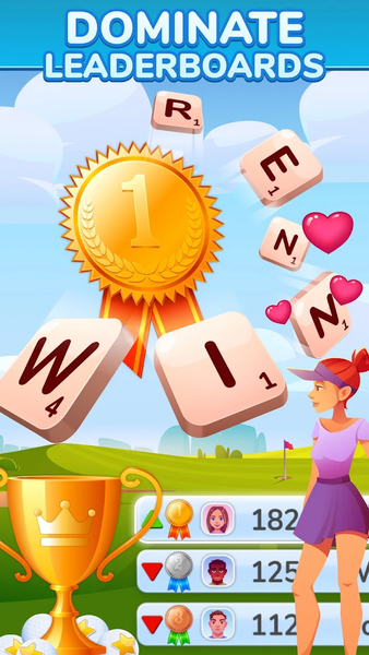 Word Golf: Fun Word Puzzle - Gameplay image of android game