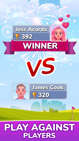 Word Golf: Fun Word Puzzle - Gameplay image of android game