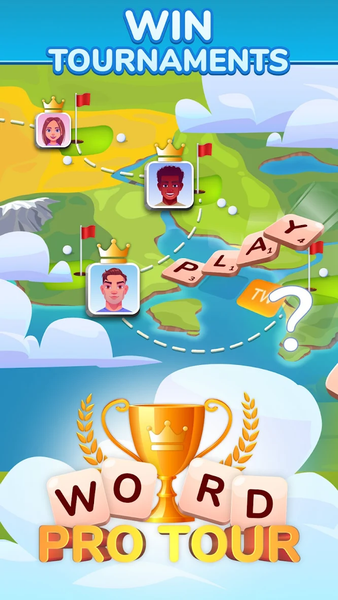 Word Golf: Fun Word Puzzle - Gameplay image of android game