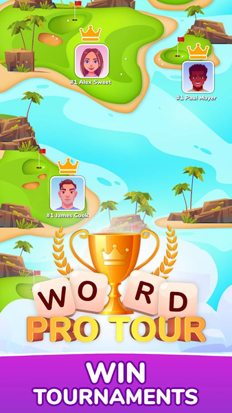 Word Golf: Fun Word Puzzle - Gameplay image of android game