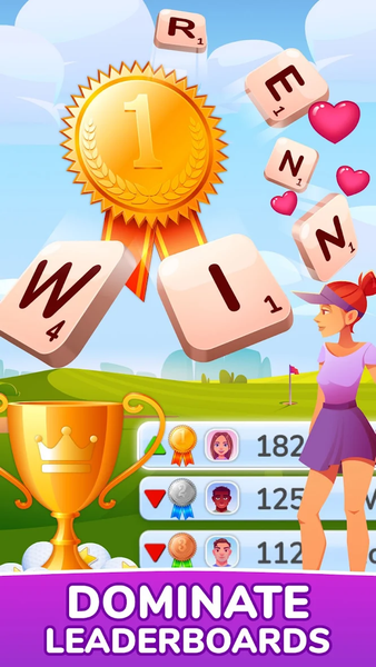 Word Golf: Fun Word Puzzle - Gameplay image of android game