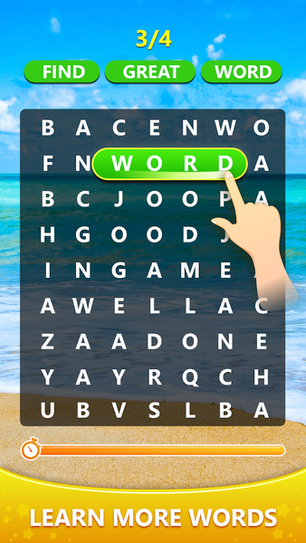 Word Move - Search& Find Words - عکس بازی موبایلی اندروید