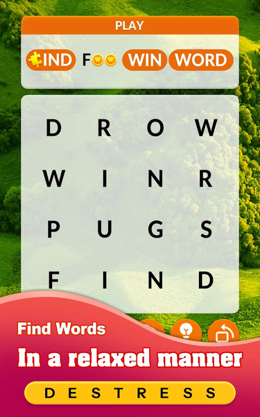 Word Search - Gameplay image of android game