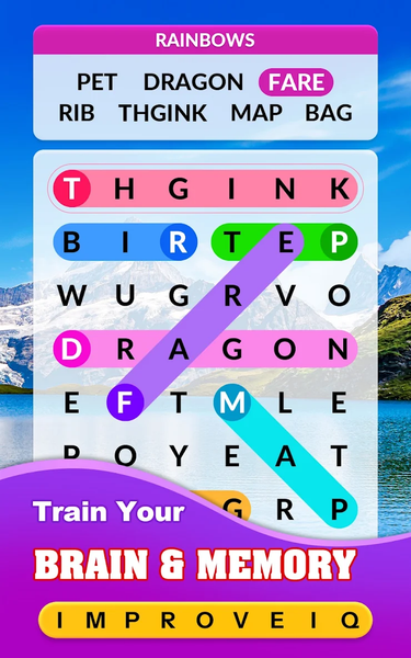 Word Search - Gameplay image of android game