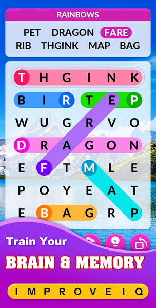 Word Search - Gameplay image of android game