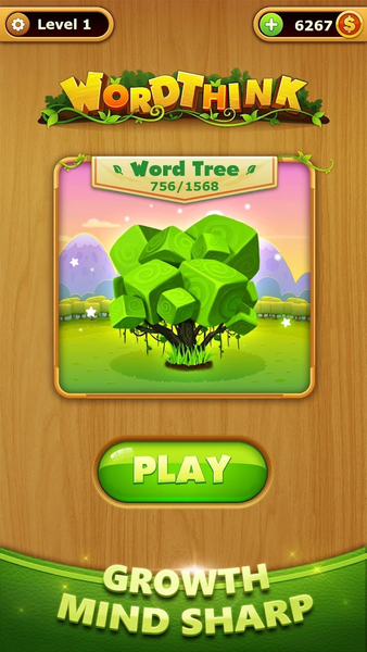 Word Think - Word Puzzle Games - Gameplay image of android game