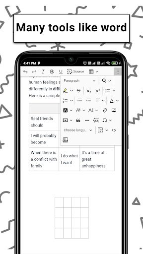 Word to HTML editor tool - عکس برنامه موبایلی اندروید