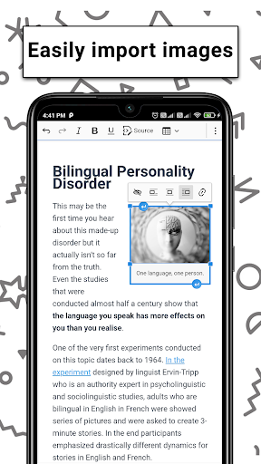Word to HTML editor tool - عکس برنامه موبایلی اندروید