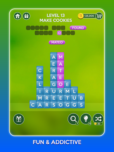 Word Tower Puzzles - Gameplay image of android game