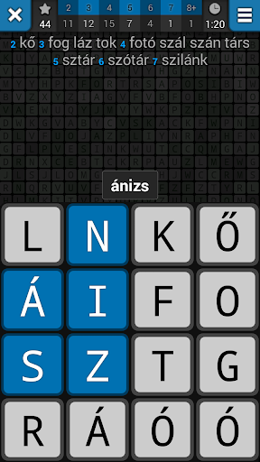 Szókereső - عکس بازی موبایلی اندروید