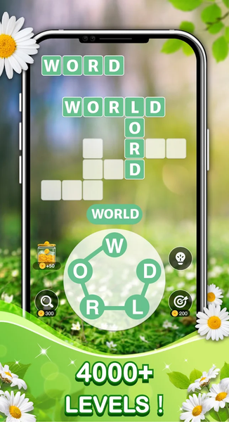 Word Link-Connect puzzle game - Gameplay image of android game