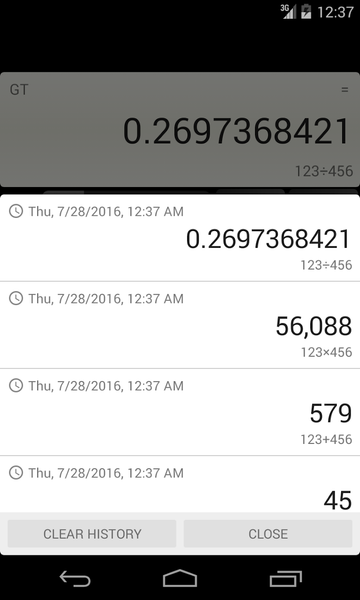 Desktop Calculator C - Image screenshot of android app