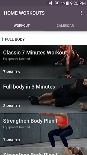 Home Workout - Workout Planner - Image screenshot of android app