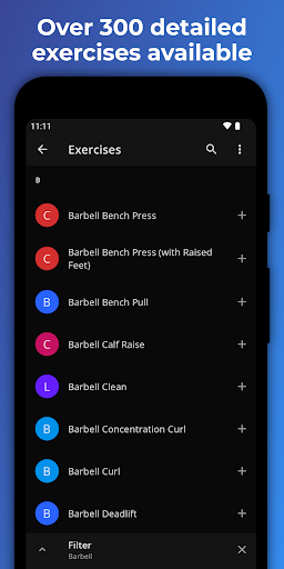 Progression - Gym Workout Log - Image screenshot of android app