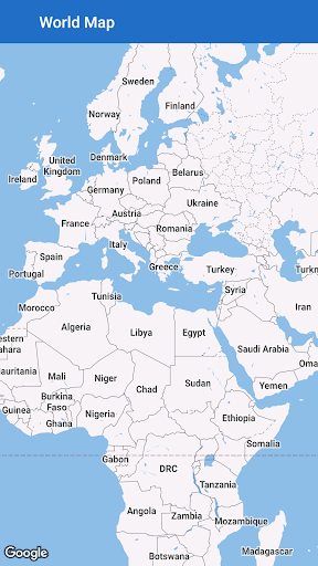 List of Countries - Maps - عکس برنامه موبایلی اندروید