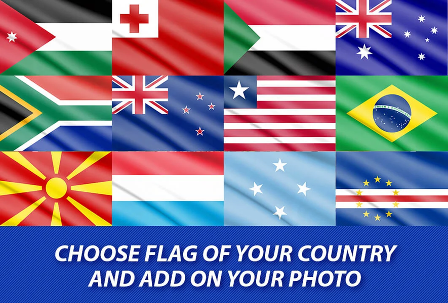 World Flag Photo Editor With F - عکس برنامه موبایلی اندروید