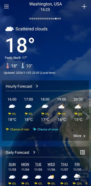 World Weather , Accurate Forecast - Image screenshot of android app
