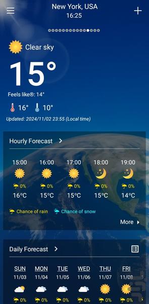 World Weather , Accurate Forecast - Image screenshot of android app