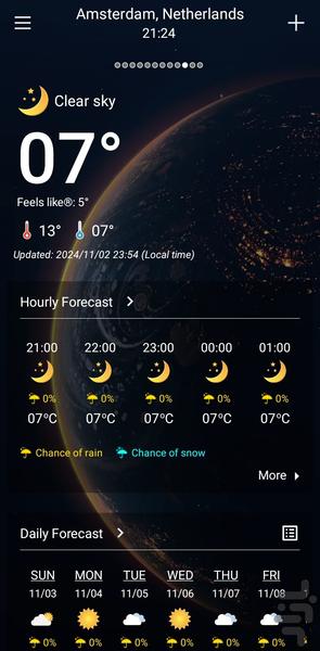 World Weather , Accurate Forecast - عکس برنامه موبایلی اندروید