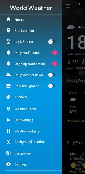 World Weather , Accurate Forecast - عکس برنامه موبایلی اندروید