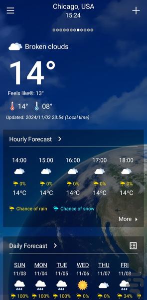 World Weather , Accurate Forecast - Image screenshot of android app