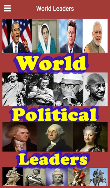 World Leaders - Image screenshot of android app