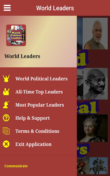 World Leaders - Image screenshot of android app