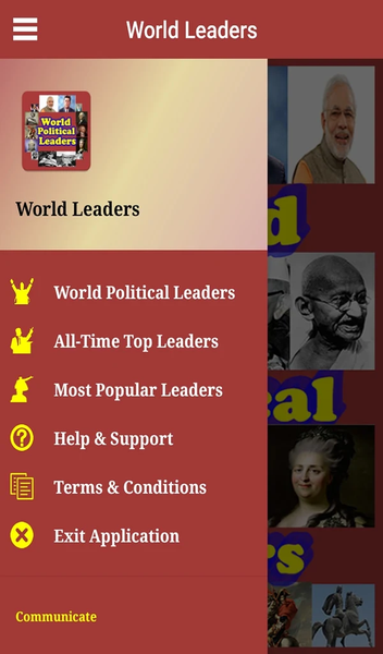 World Leaders - Image screenshot of android app