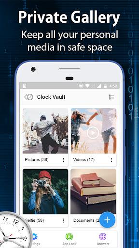 Clock Vault-Hide Photos,Videos - Image screenshot of android app