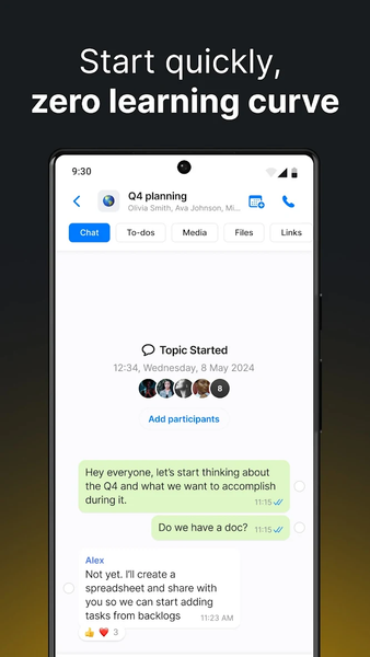 Zenzap: Work communication app - Image screenshot of android app
