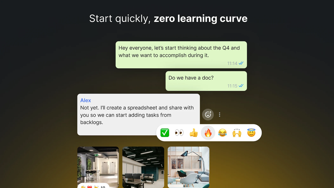 Zenzap: Work communication app - Image screenshot of android app
