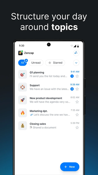 Zenzap: Work communication app - Image screenshot of android app