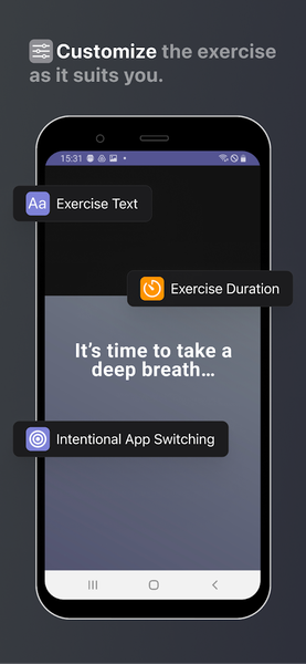 one sec | app blocker, focus - عکس برنامه موبایلی اندروید